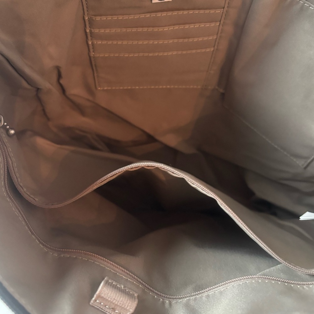 NWT Baggallini All Set 3-in-1 Tote Backpack RFID Travel Bag Black Crossbody New - Picture 6 of 13